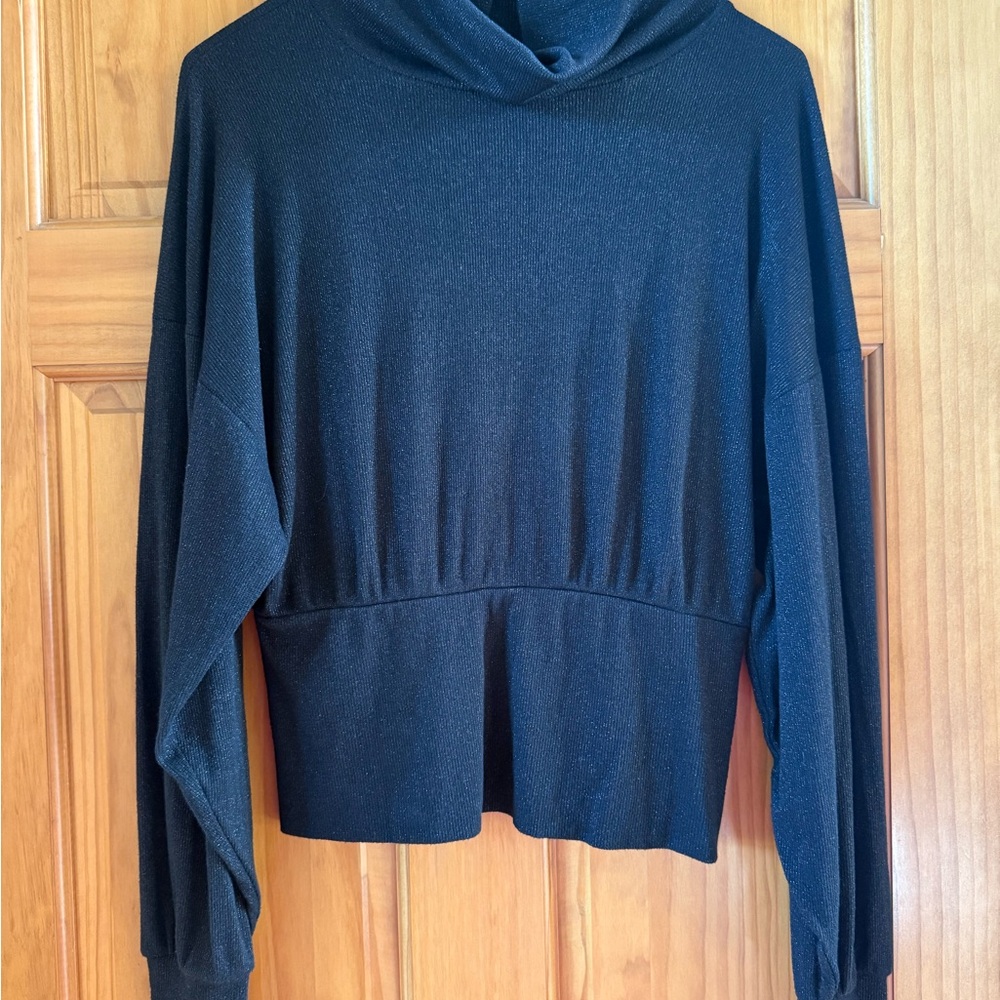 Free People Black Knit Sweater